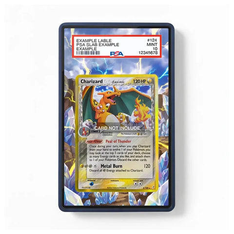Charizard 4/100 Crystal Guardians Holo extended art display case by TCGVault for Pokémon TCG collectors