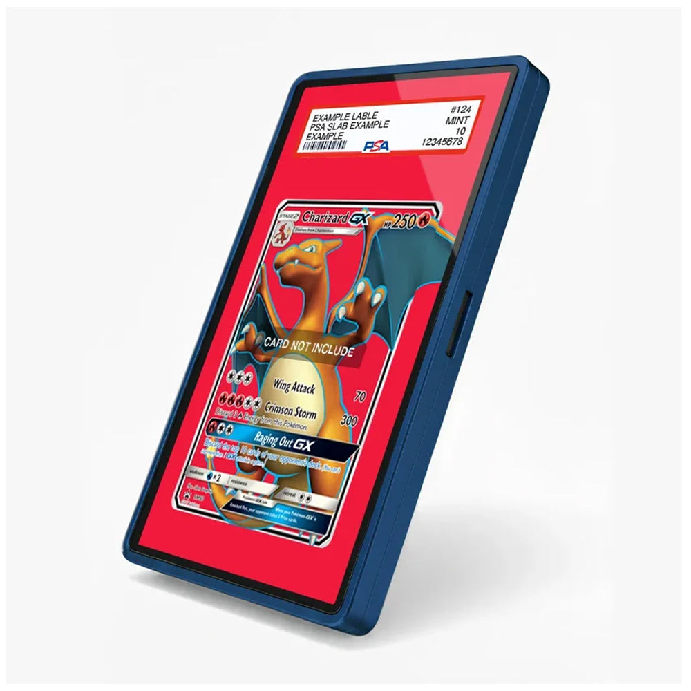 Charizard GX SM60 Pokémon Promo card displayed in an extended art collector case