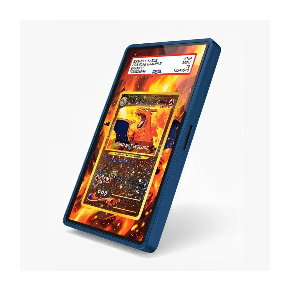 Charizard Holo No.006 Japanese Pokémon card displayed in an extended art collector case