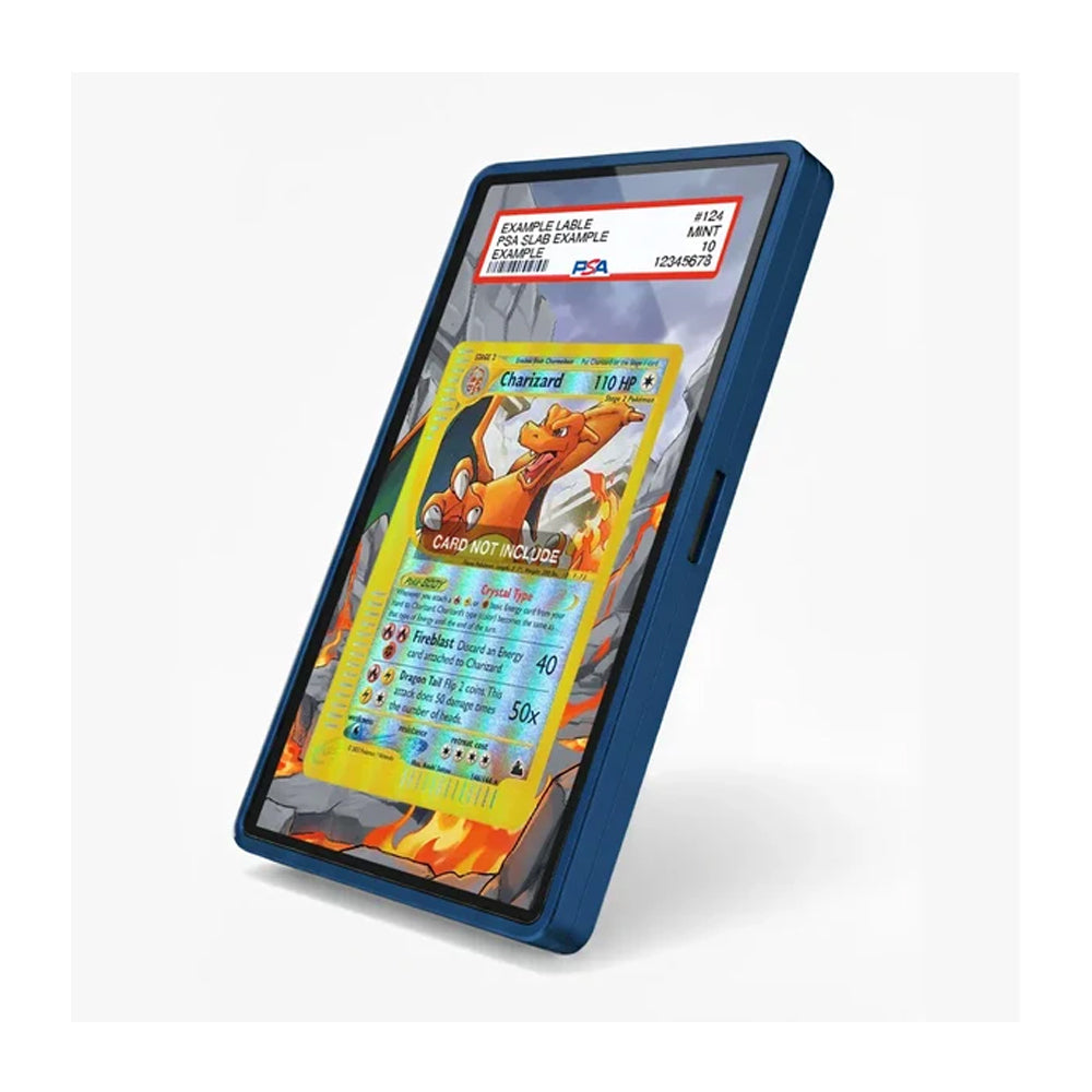 Charizard 146/144 Skyridge Secret Rare Pokémon card displayed in an extended art collector case