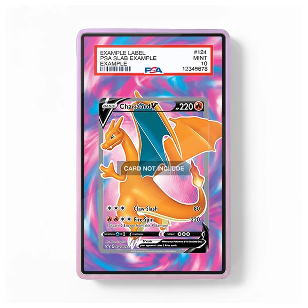 Charizard V SWSH050 Sword & Shield Promo extended art display case by TCGVault for Pokémon TCG collectors