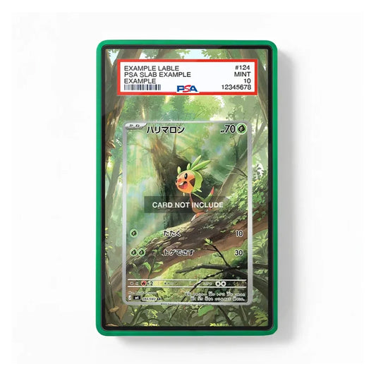 Chespin Pokémon extended art display case by TCGVault for Pokémon TCG collectors