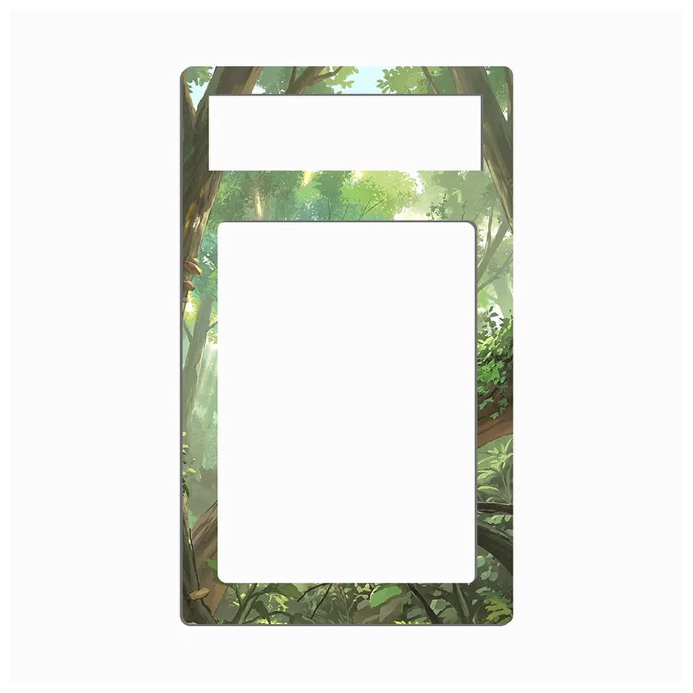 Close-up of Chespin Pokémon card presented inside a premium extended art display case