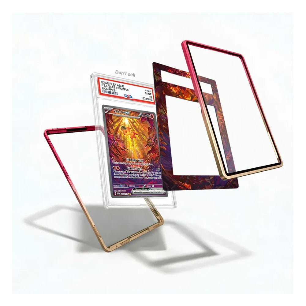 Chi-Yu ex 259/193 extended art display case styled as a centerpiece for a Pokémon trading card collection.