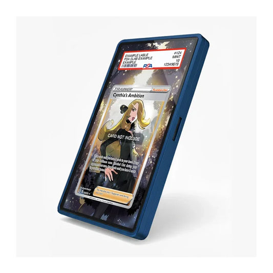 Angled view of the Cynthia's Ambition extended art display case showcasing its collectible presentation.