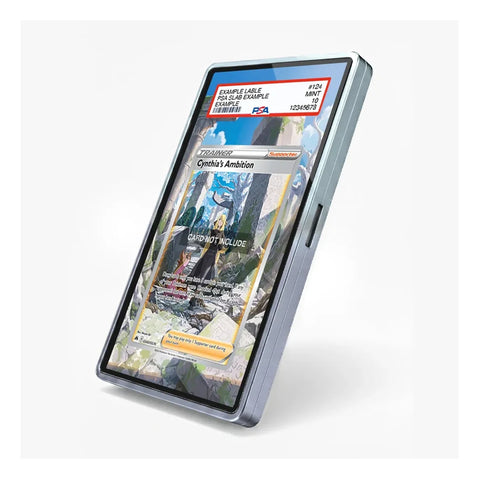 Angled view of the Cynthia's Ambition extended art display case showcasing its collectible presentation.