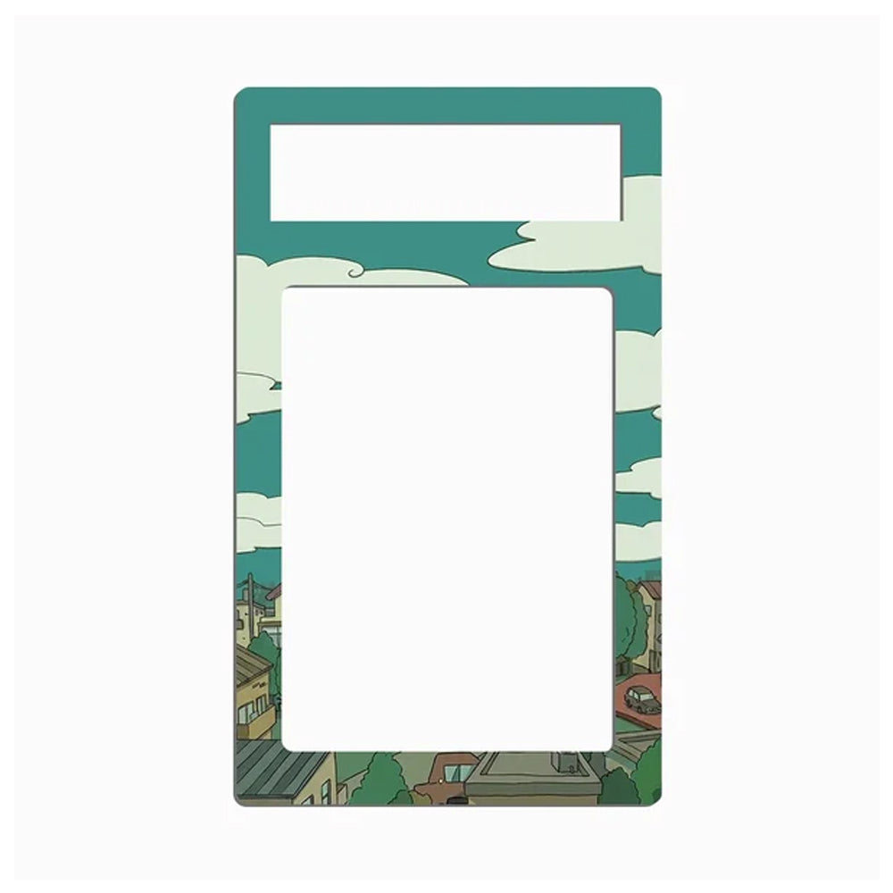 Close-up view of the Drampa-inspired extended art display design for Pokémon collectors.