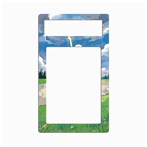 Close-up view of the Electivire-inspired extended art display design for Pokémon collectors.