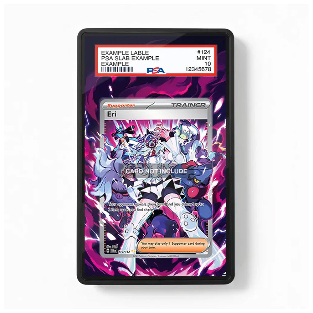 Eri 210/162 Temporal Forces Special Illustration Rare Pokémon card extended art display case.
