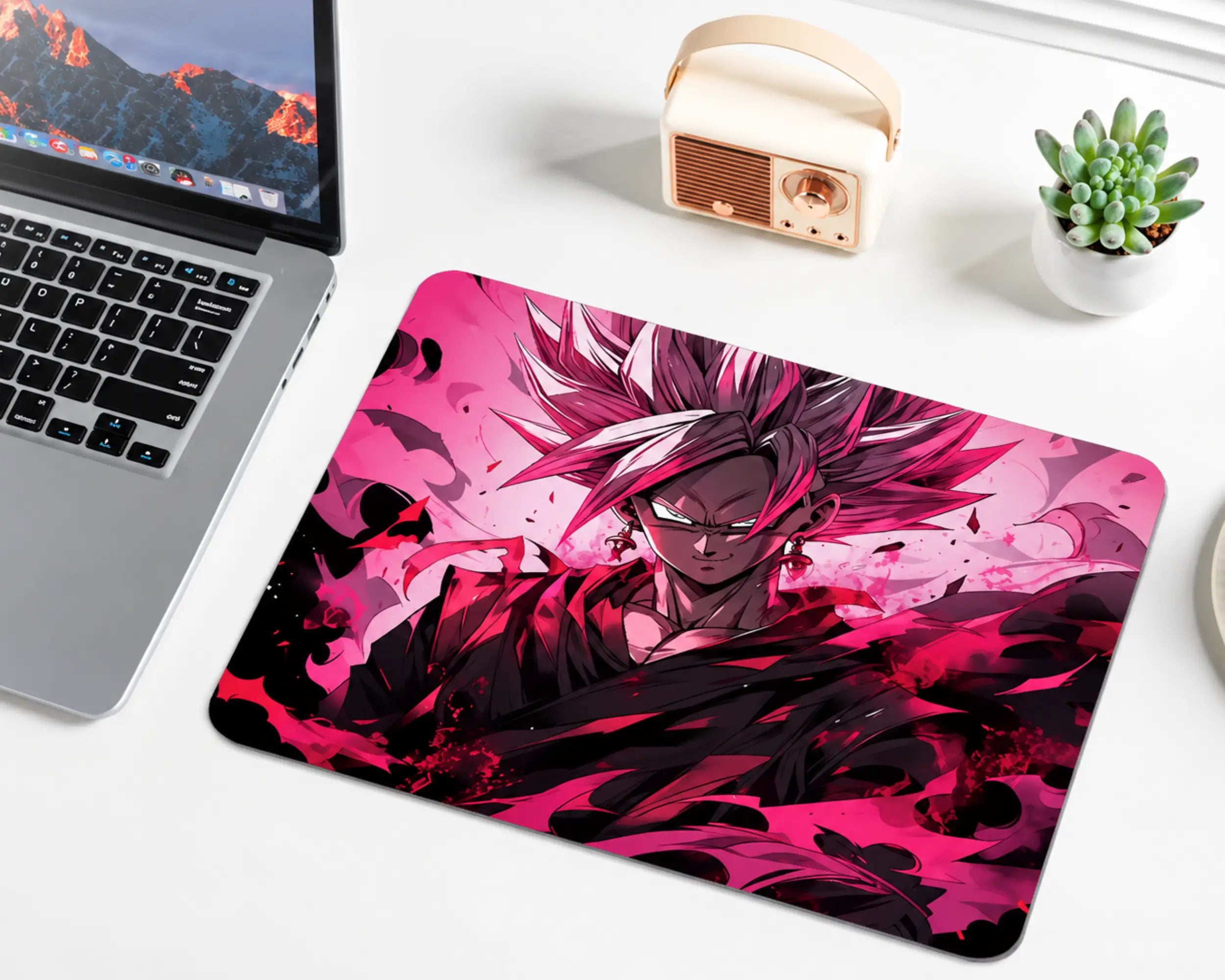 Goku Black Rosé Dragon Ball Super Anime Gaming Mouse Pad | TCGVault