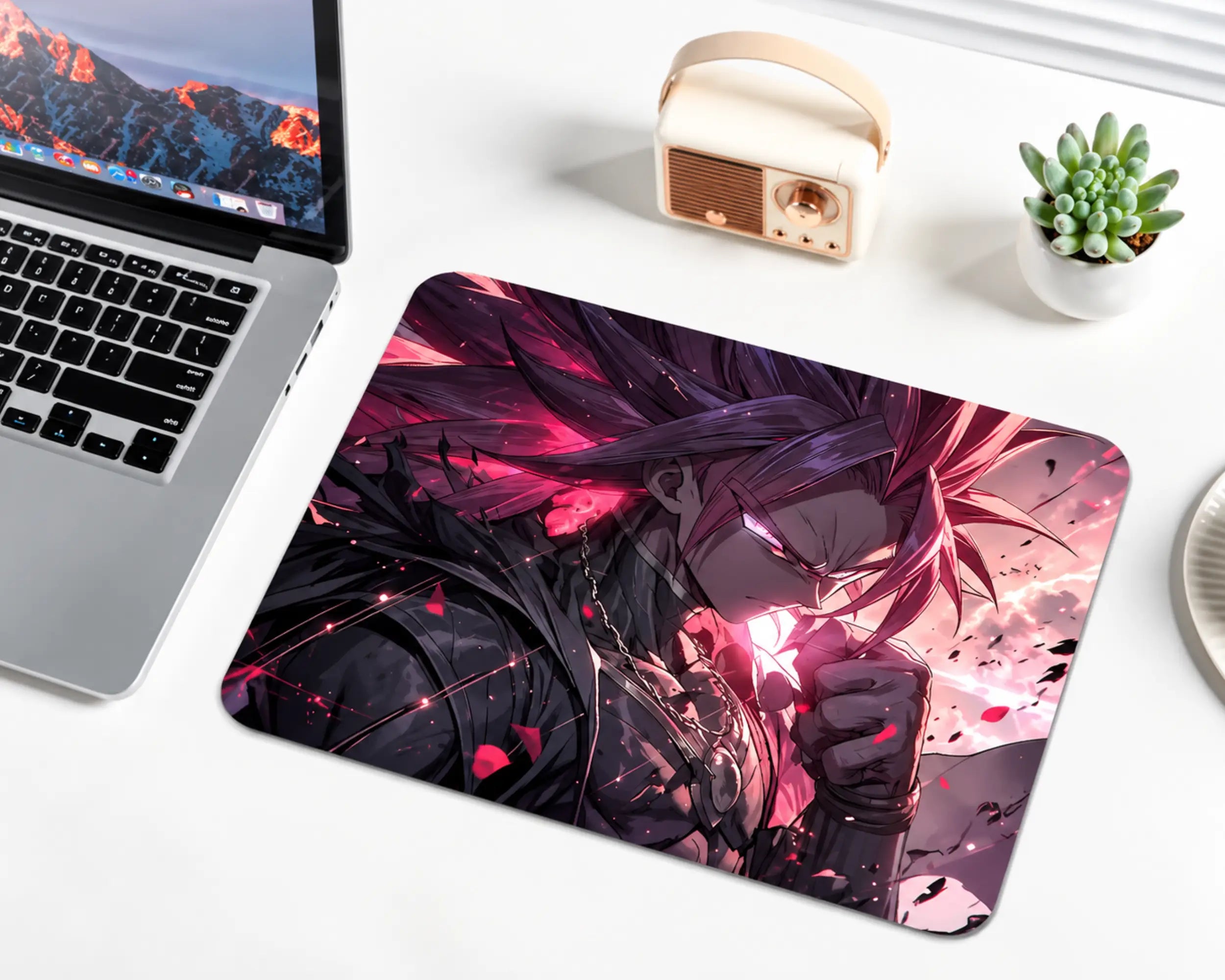 Goku Black Rosé Dragon Ball Anime Design Gaming Mouse Pad | TCGVault