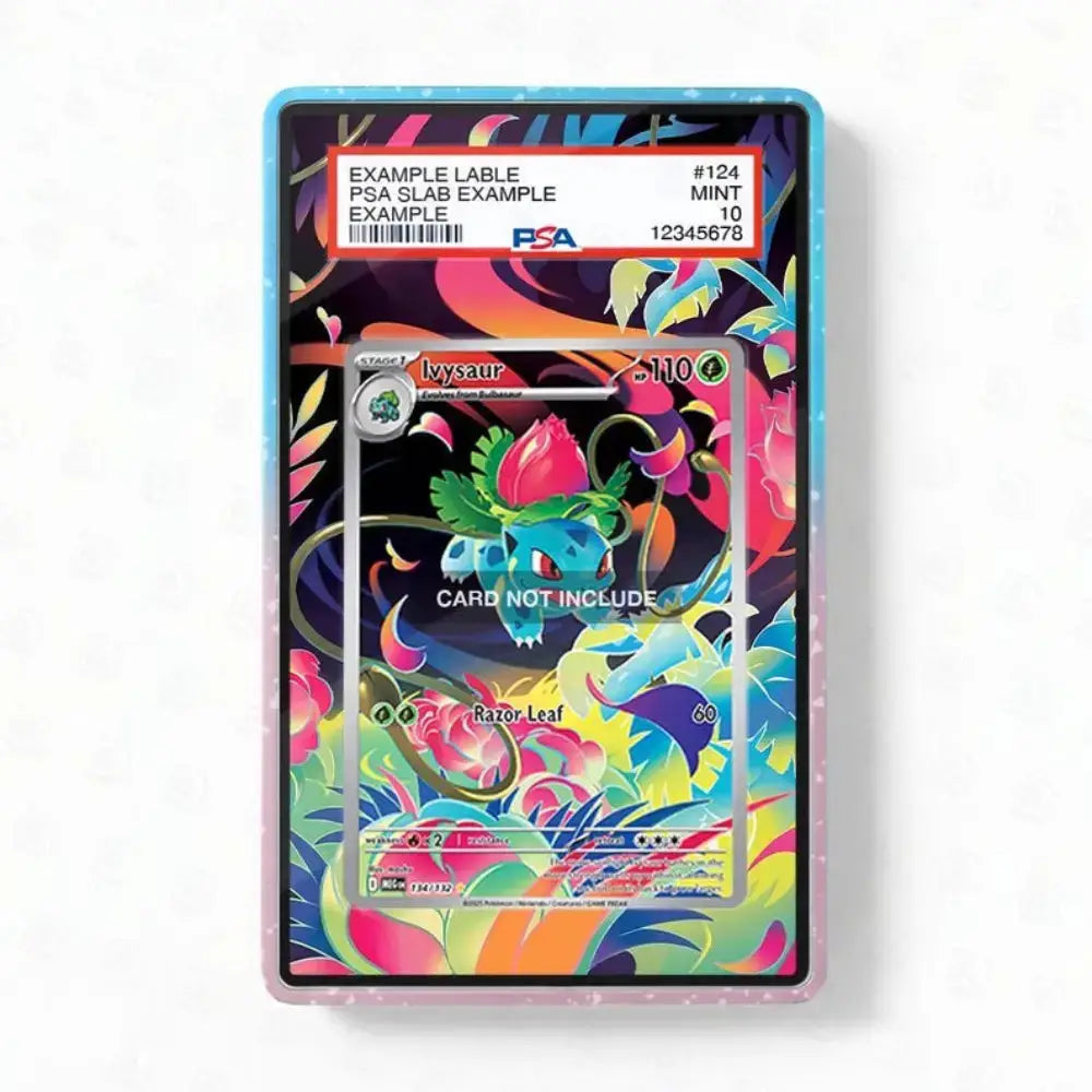 Colorful trading card packaging with a dinosaur illustration on a white background