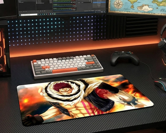 Katakuri Fire Power Anime Mouse Pad Battle Fury Desk Mat XL - TCGVault