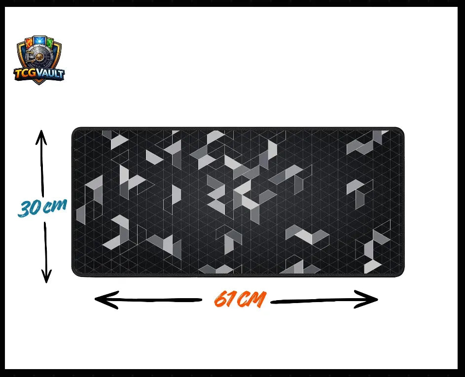 Large extended mouse pad 61cm x 30cm size for keyboard and mouse setup with non-slip base