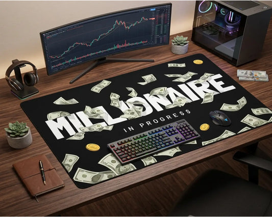 Millionaire Mindset Desk Mat - TCGVault
