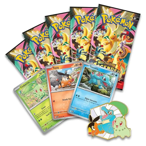 Pokémon Mega Evolution Ascended Heroes First Partners Deluxe Pin Collection Booster Box Promo Cards - TCGVault