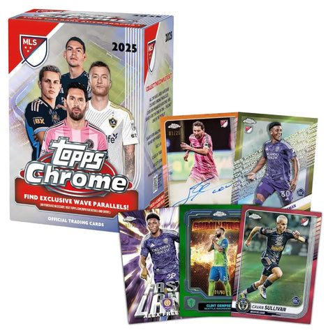 Topps Chrome MLS 2025 Factory Sealed Value Box