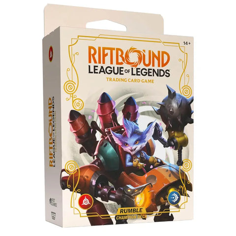 Riftbound League of Legends TCG Spiritforged Champion Deck Rumble Ready-to-Play Deck
