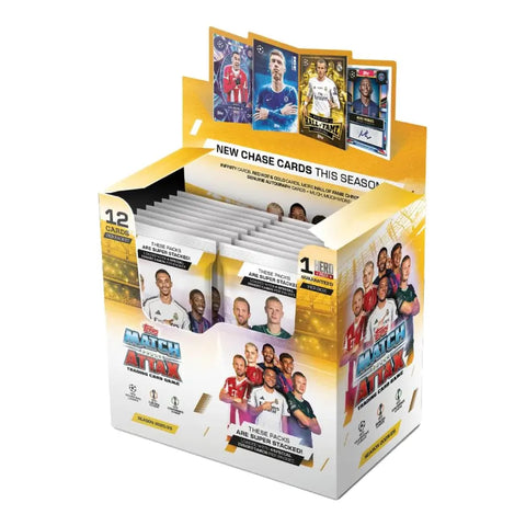 Topps UCC Match Attax 2025/26 Full Box 32 Packs Factory Sealed Football Cards