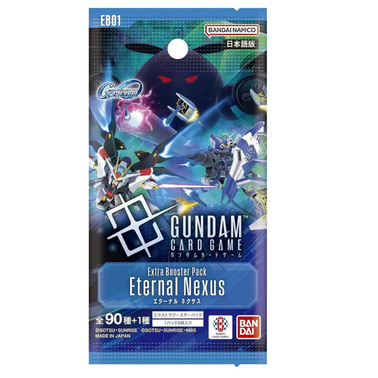 Bandai Gundam Card Game Eternal Nexus EB01 Booster Pack (6 cards)