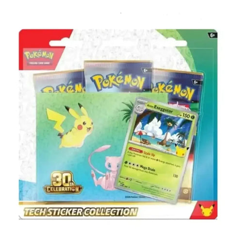 Pokémon TCG 30th Anniversary Celebration Tech Sticker Collection Box