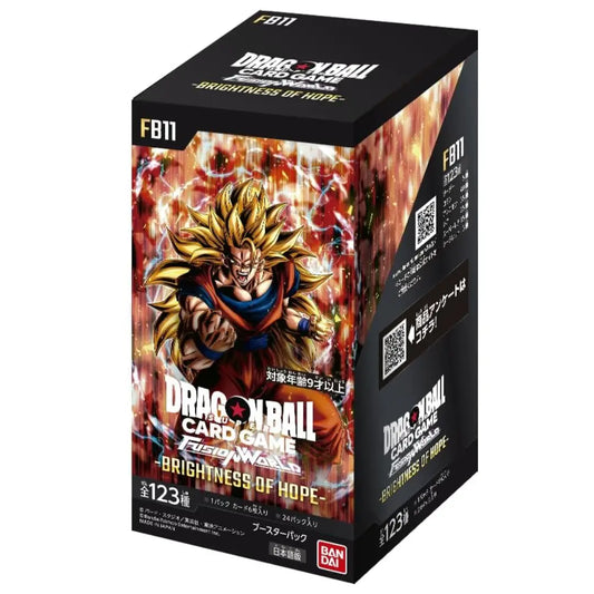 Dragon Ball Super Card Game Fusion World FB11 Brightness of Hope Japanese Booster Box - Factory Sealed Edition