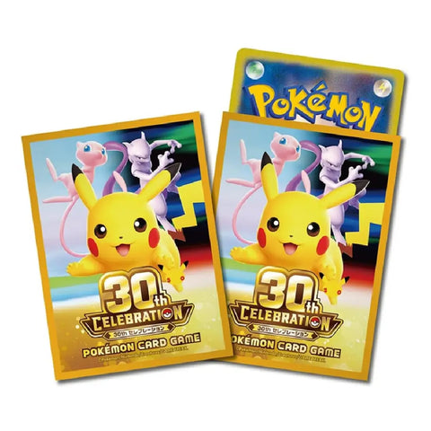 Pokémon Card Game 30th Celebration Premium Gloss Card Sleeves – Anniversary Edition