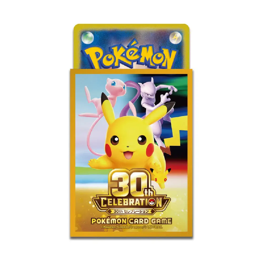 Pokémon Card Game 30th Celebration Premium Gloss Card Sleeves – Anniversary Edition
