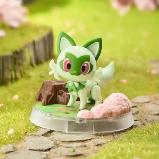 Sprigatito Blokees Pokémon Collectible Statue Figure Model Size S