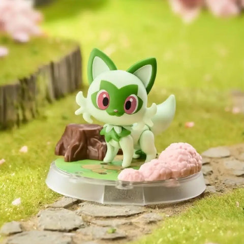Sprigatito Blokees Pokémon Collectible Statue Figure Model Size S