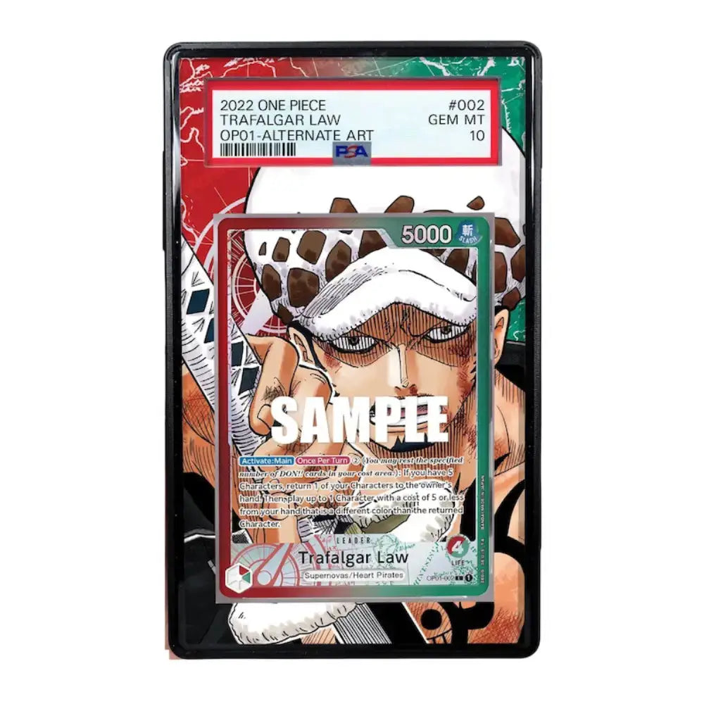Trafalgar Law OP01-002 Extended Art Display Case