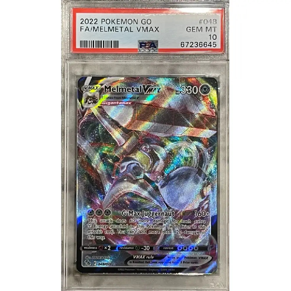 Melmetal VMAX Full Art PSA 10 Pokémon GO