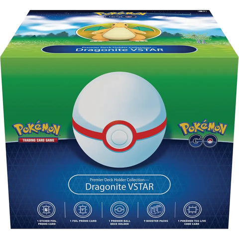 Pokémon GO Dragonite VSTAR Premier Deck Holder Box - TCGVault