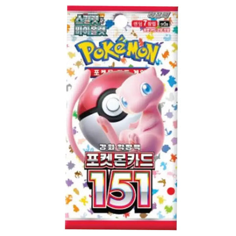 Pokémon 151 Booster Box Korean 20 Packs