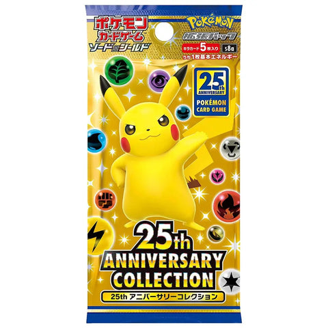 Pokémon TCG 25th Anniversary S8a Booster Pack Japanese - TCGVault
