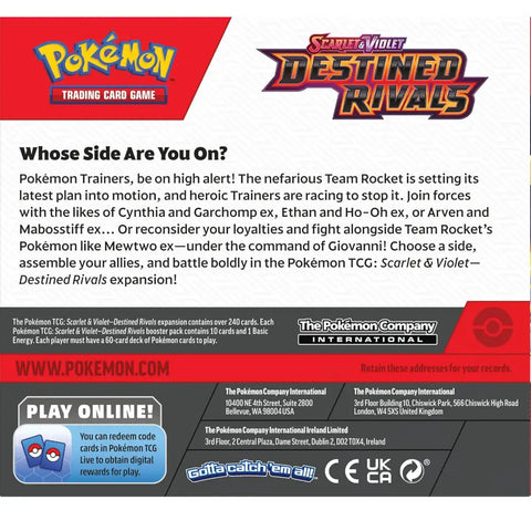 Pokémon TCG Destined Rivals Booster Display Box 36 Packs - TCGVault