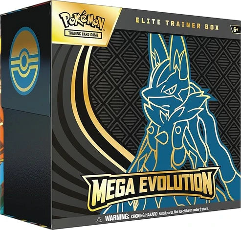 Pokémon Mega Evolution Ultra Premium Box packaging with Pokémon logo.