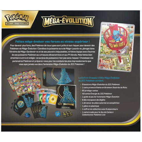Pokémon TCG: Mega Evolution Elite Trainer Box - Mega Lucario