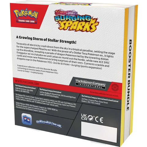 Pokémon TCG Surging Sparks Booster Pack Bundle - TCGVault