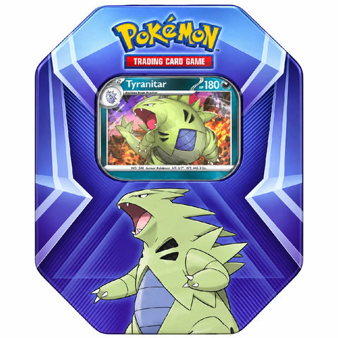 Pokémon TCG Triple Whammy Tin – Tyranitar Collectible Pokémon Cards