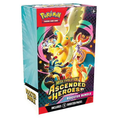 Pokemon TCG Mega Evolution Ascended Heroes Booster Bundle 6 Booster Packs - PokeTCG