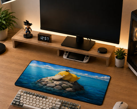Psyduck Anime Universe Gaming Mouse Pad Ocean Serenity Design