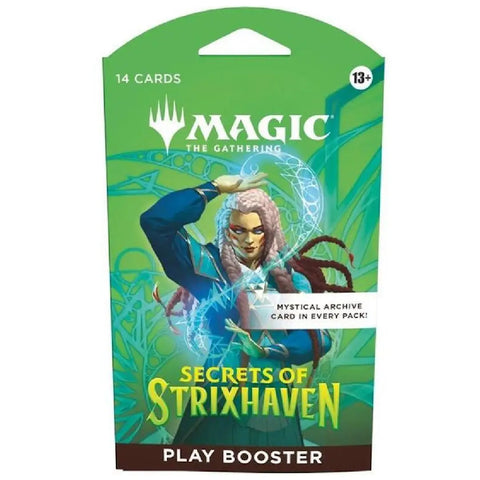 Magic: The Gathering – Secrets of Strixhaven Sleeved Play Booster Pack | SOS Edition