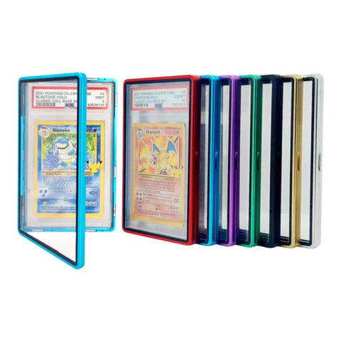 Scratch Resistant Magnetic Metal Frame Slab Case (Elite Version) - TCGVault