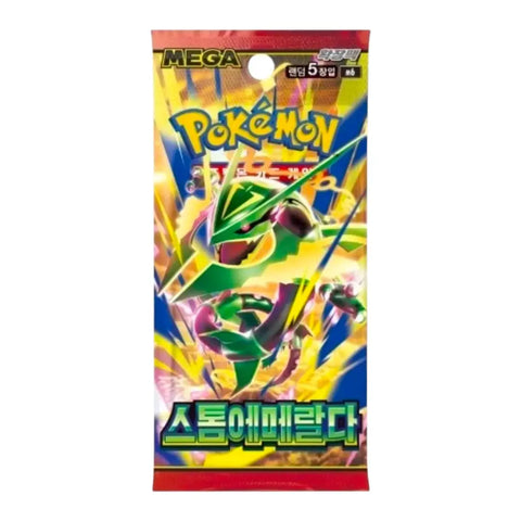 Pokémon Mega Storm Emerald Korean Booster Box – Mega Power Chase Collection