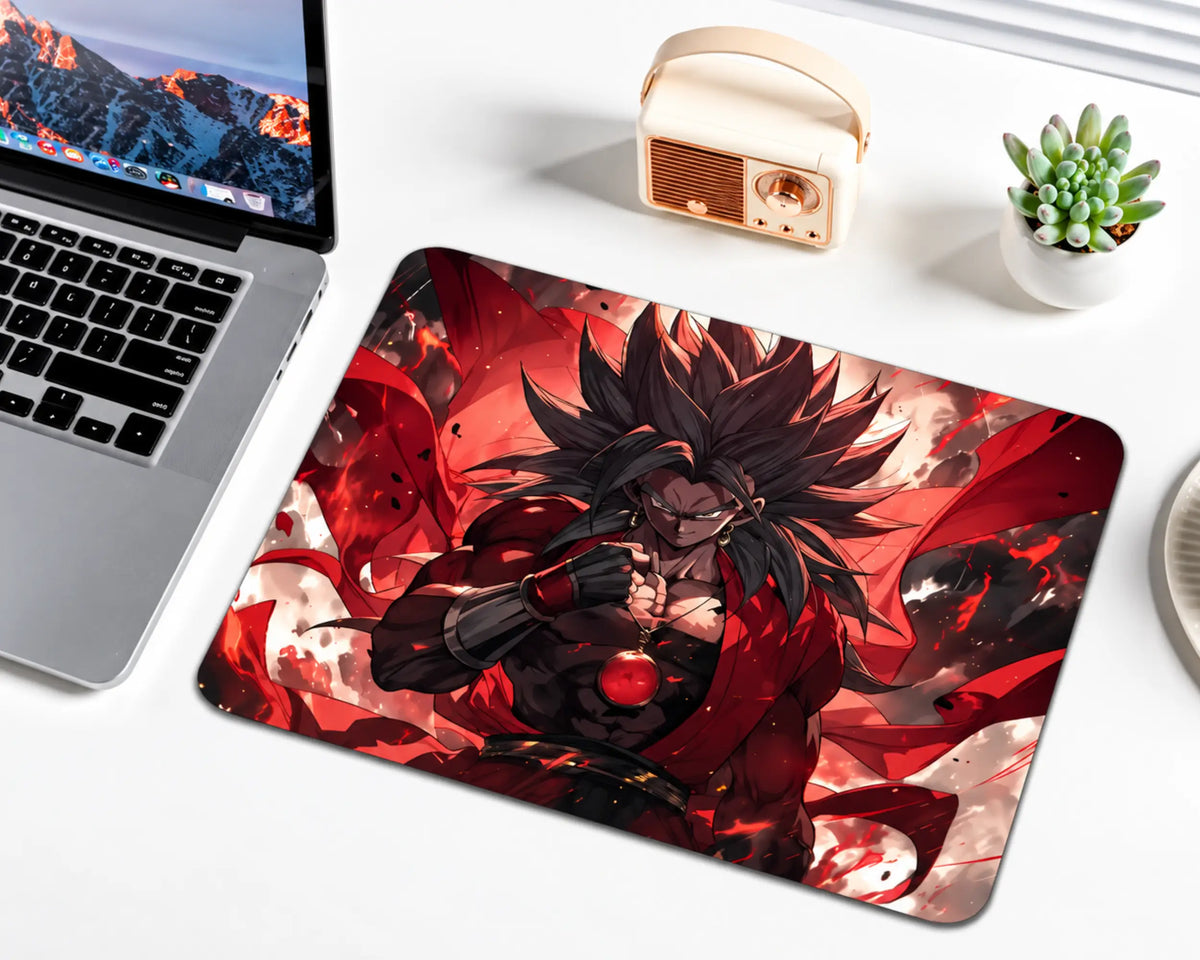 Super Saiyan 4 Goku Red Anime Dragon Ball Gaming Mouse Pad | TCGVault