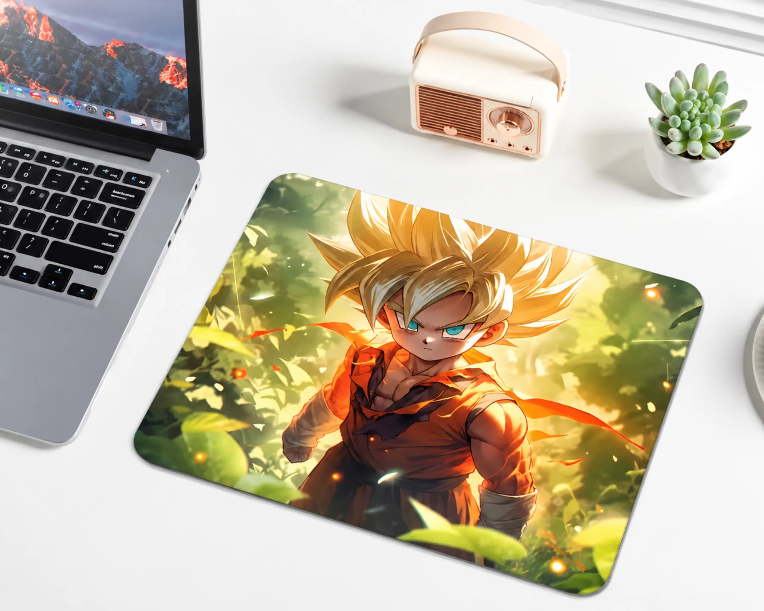 Super Saiyan Goku Dragon Ball Z Anime Gaming Mouse Pad | TCGVault