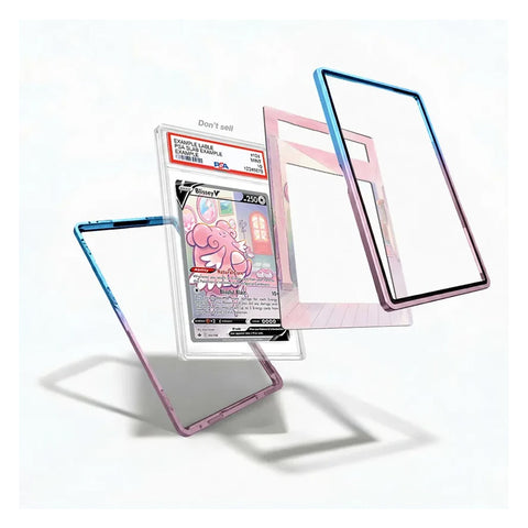 Blissey V 183/198 Chilling Reign collector display case showcasing the Pokémon TCG card with extended artwork