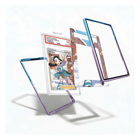 Candice 189/195 Silver Tempest collector display case showcasing the Pokémon TCG card with extended artwork