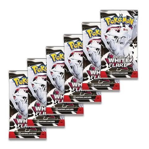 Pokémon TCG Scarlet & Violet White Flare Booster Bundle 6 Packs - TCGVault